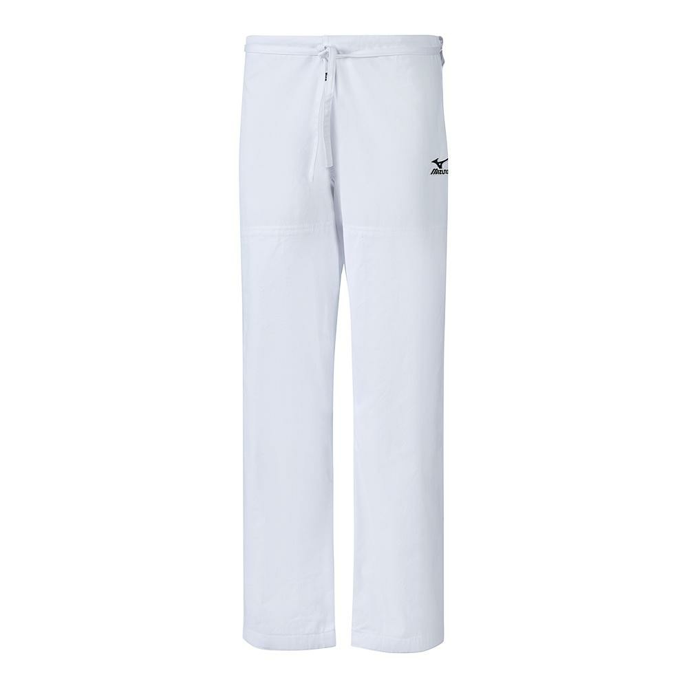 Mizuno Men's Judo White Pants Shiai Apparel - PY01801